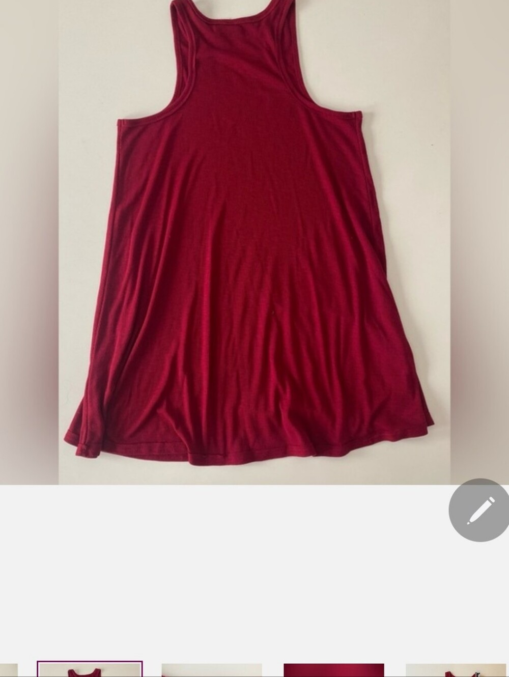 Free People Beach Ribbed Swing Dress - Picture 3 of 3